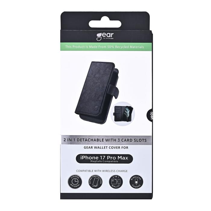 Bild 5, Gear iPhone 17 Pro Max 2in1 MagSafe Magnet Fodral / Skal Svart