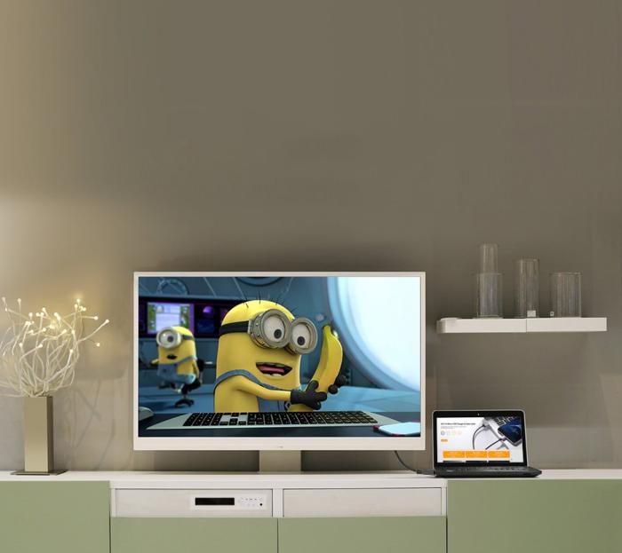 Bild 4, Ugreen 5m HDMI Flat Kabel 4K 30Hz 18 Gbps Svart