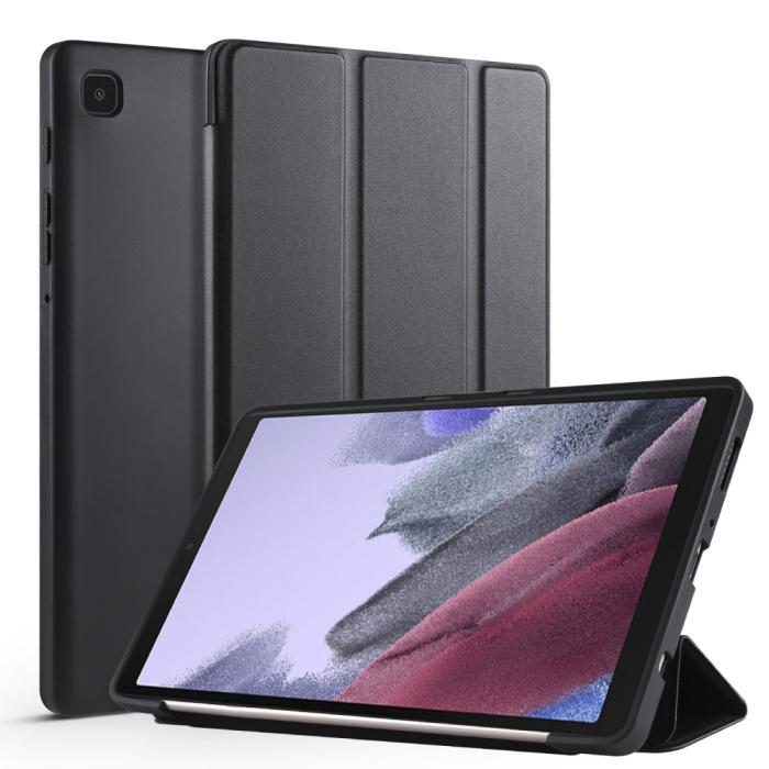 Bild 1, Samsung Galaxy Tab A7 Lite 8.7 Fodral Tri-Fold Shockproof Svart