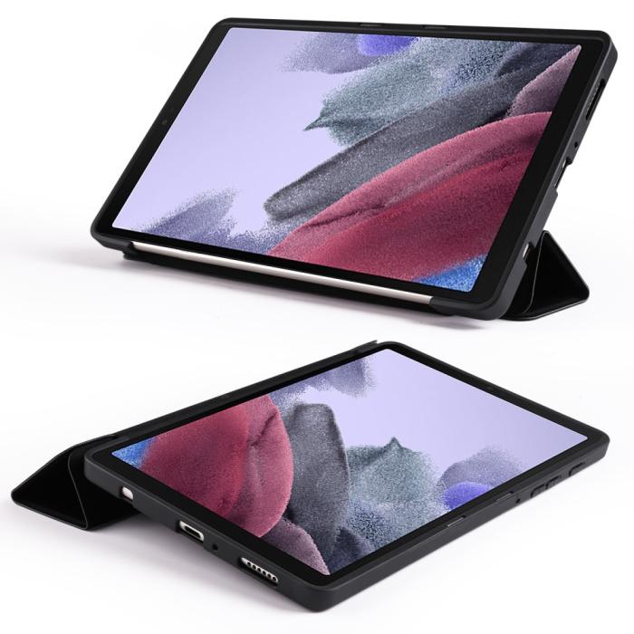 Bild 3, Samsung Galaxy Tab A7 Lite 8.7 Fodral Tri-Fold Shockproof Svart