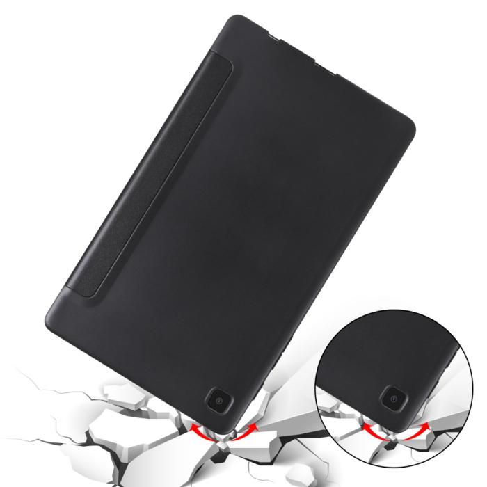 Bild 5, Samsung Galaxy Tab A7 Lite 8.7 Fodral Tri-Fold Shockproof Svart