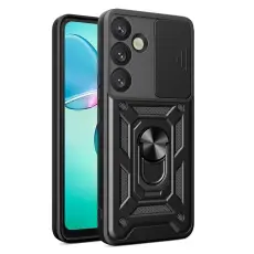 Samsung Galaxy S26 Skal CamShield Ring Hybrid Svart