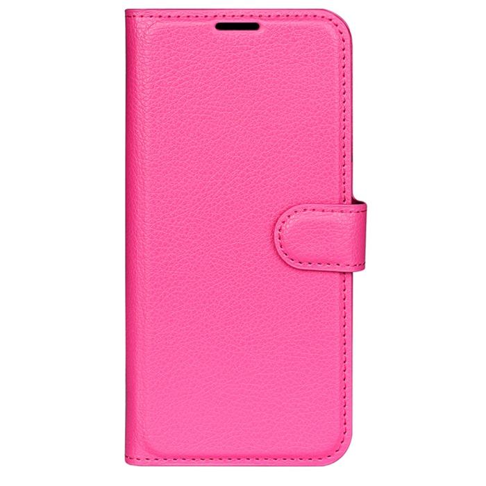 Bild 5, Samsung Galaxy S24 Ultra Fodral Läder Litchi Rosa