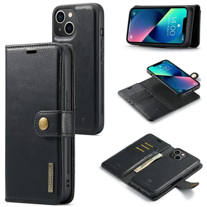 Bild 1, DG.MING iPhone 15 Plus 2in1 Magnet Fodral / Skal Svart