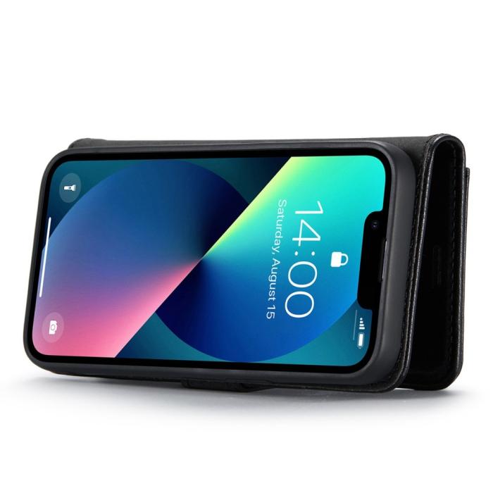 Bild 3, DG.MING iPhone 15 Plus 2in1 Magnet Fodral / Skal Svart