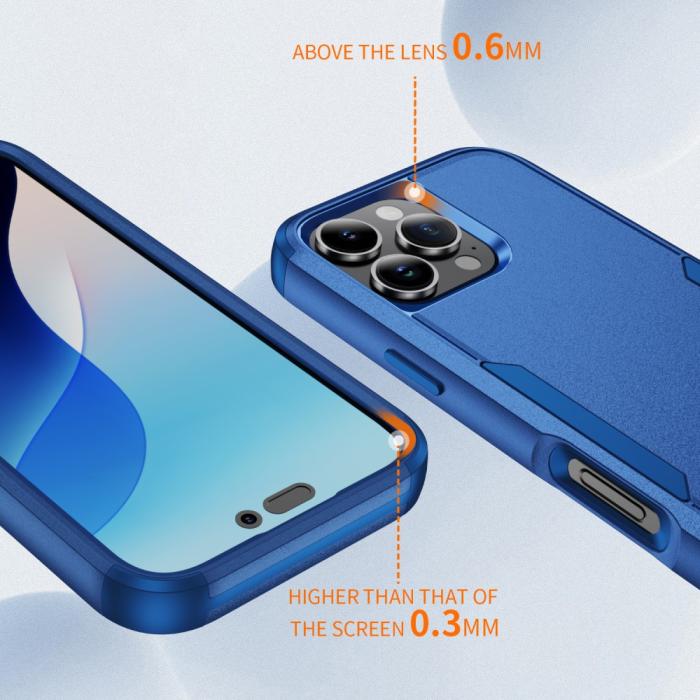 Bild 2, iPhone 16 Pro Max Skal Extreme Shockproof Hybrid Blå