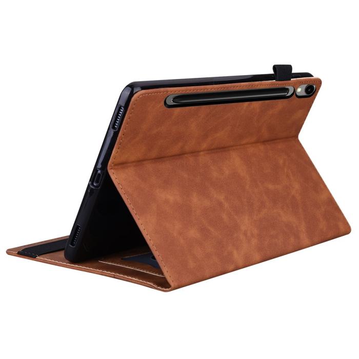 Bild 4, Samsung Galaxy Tab S11 Ultra Fodral Med Frontficka Brun
