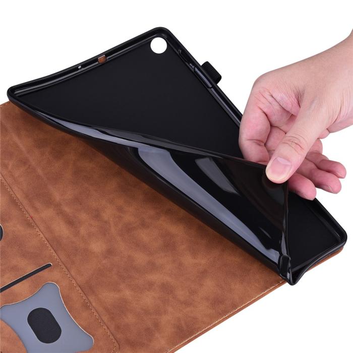 Bild 5, Samsung Galaxy Tab S11 Ultra Fodral Med Frontficka Brun