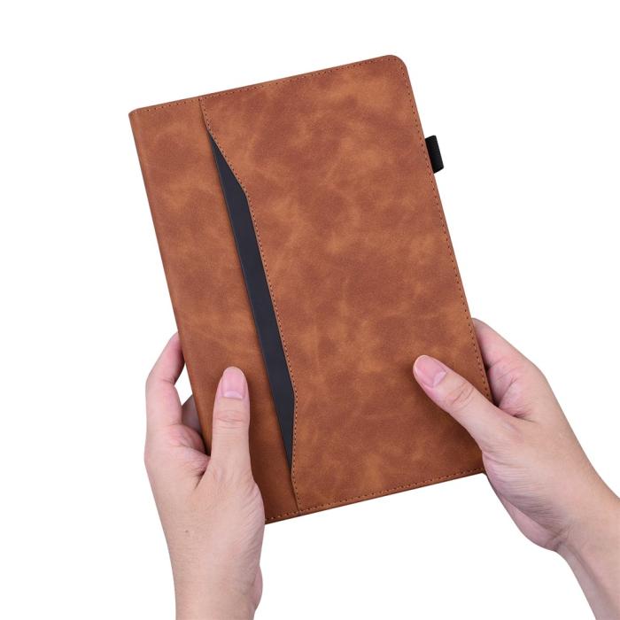 Bild 6, Samsung Galaxy Tab S11 Ultra Fodral Med Frontficka Brun