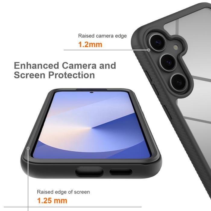 Bild 3, Samsung Galaxy S25 Skal 360 Hybrid Defense Svart