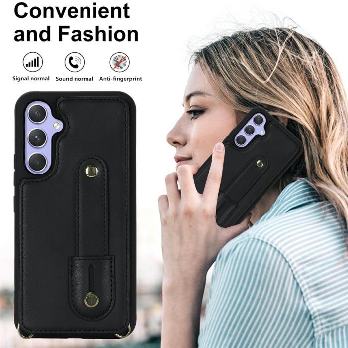 Bild 6, Samsung Galaxy S26 Skal Multifunktionellt Läder Svart