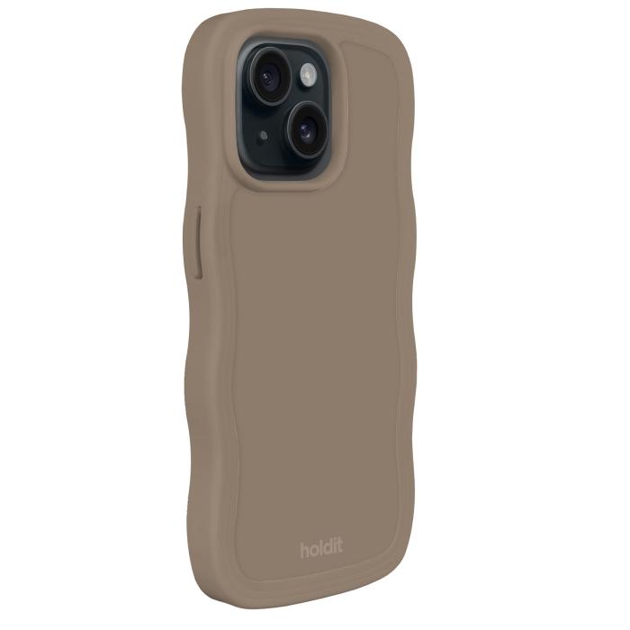 Bild 2, holdit iPhone 15 Plus / 14 Plus Skal Wavy Mocha Brown