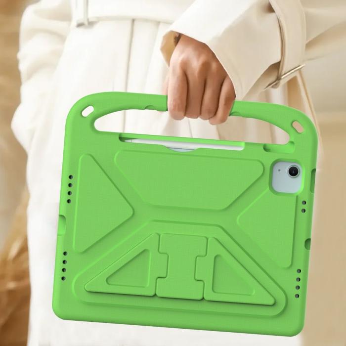 Bild 6, iPad Pro 11 2025/2024/Air 11 2026-2024 Skal EVA Kickstand Grön