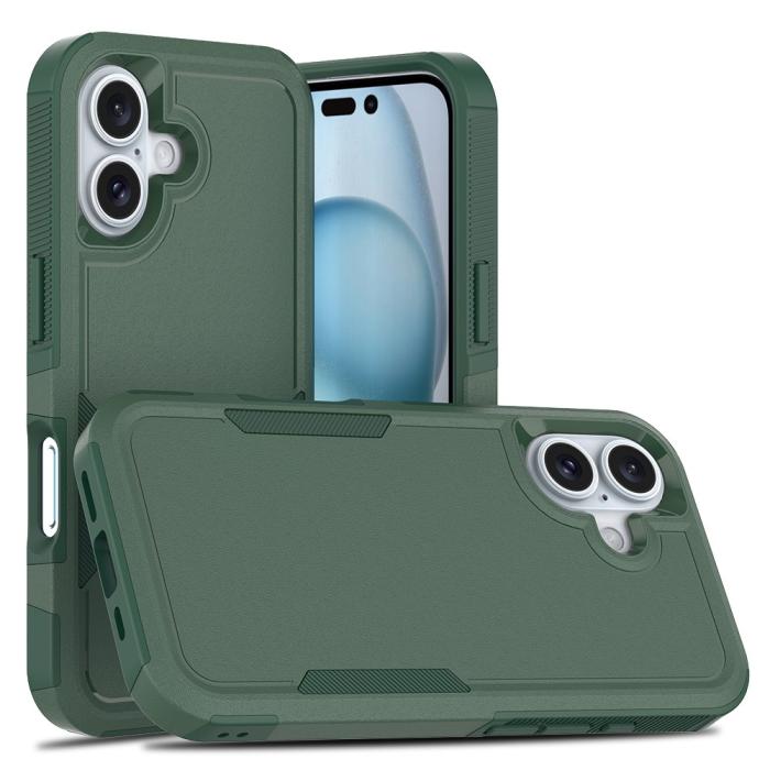 Bild 1, iPhone 16 Skal Extreme Shockproof Hybrid Grön