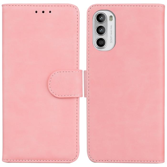 Bild 1, Motorola Moto G52/G82 Fodral Skin Touch Rosa