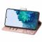 Samsung Galaxy S22 Plus Fodral Butterfly Tryckt Läder Roséguld