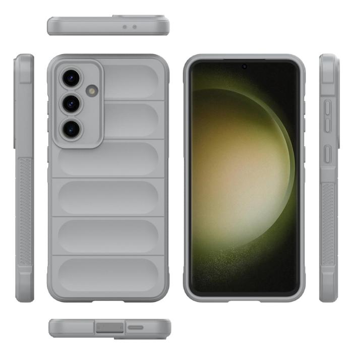Bild 2, Samsung Galaxy S24 FE Skal Magic Shield Ljus Grå