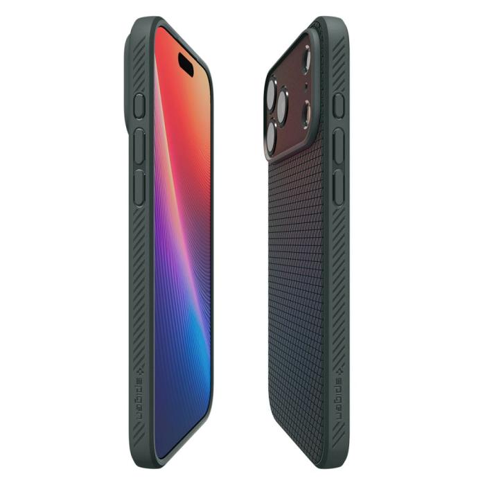 Bild 6, Spigen iPhone 17 Pro Max Skal Liquid Air Abyss Green