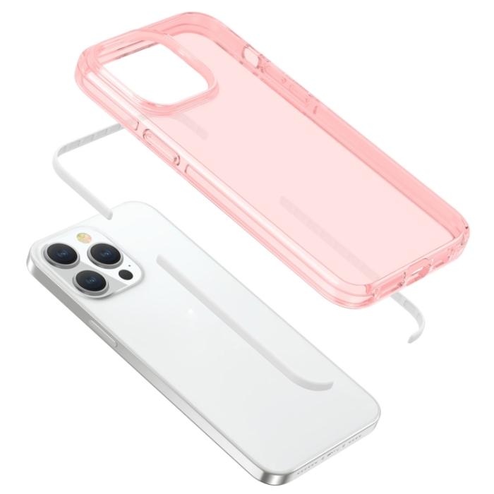 Bild 5, iPhone 15 Pro Skal Hybrid Dual-Color Rosa