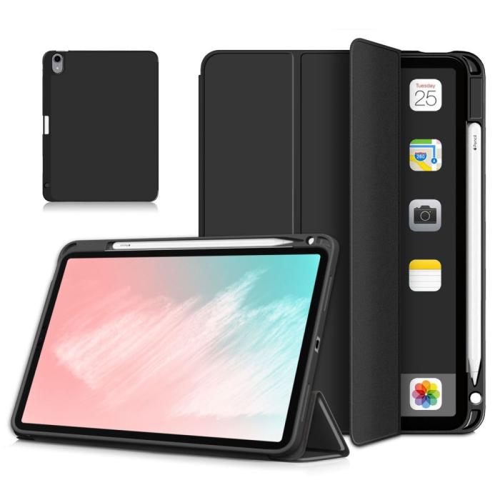 Bild 1, iPad Air 2025-2020 Fodral Tri-Fold Svart