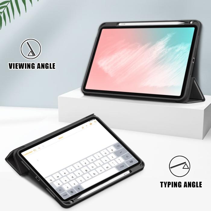Bild 5, iPad Air 2025-2020 Fodral Tri-Fold Svart