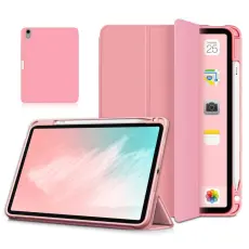 iPad Air 2025-2020 Fodral Tri-Fold Ljus Rosa