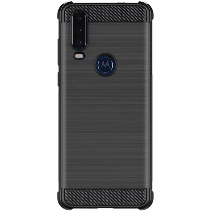 Bild 5, Motorola One Action - IMAK Vega Airbag TPU Skal - Svart