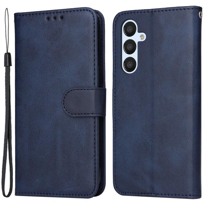 Bild 1, Samsung Galaxy A34 5G Fodral Läder Blå