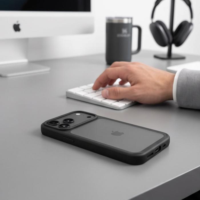 Bild 4, Tech-Protect iPhone 18 Pro Max/17 Pro Max Skal MagMat CC Mattsvart