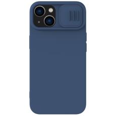 NILLKIN iPhone 14 Plus Skal CamShield Silky Liquid Blå