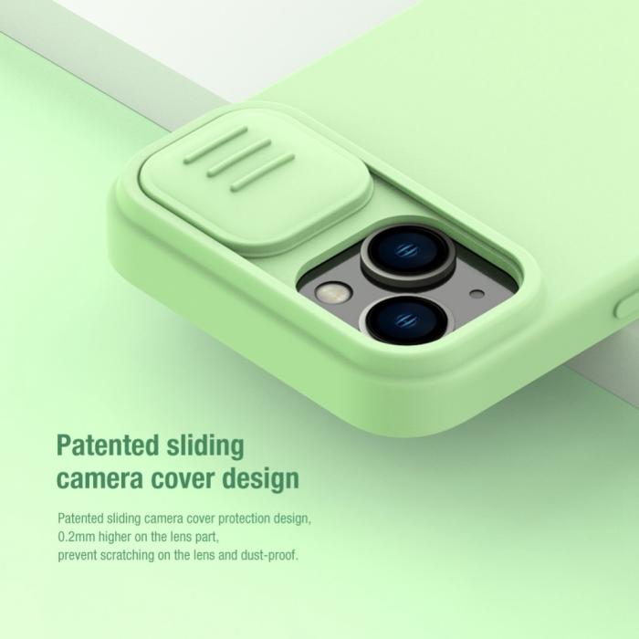 Bild 3, NILLKIN iPhone 14 Plus Skal CamShield Silky Liquid Blå