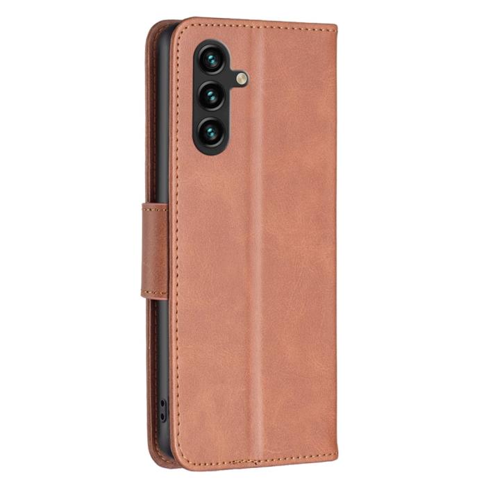 Bild 5, Samsung Galaxy A35 5G Fodral Shark Läder Brun