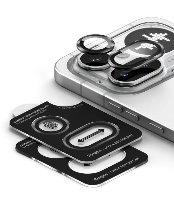Bild 4, Ringke Nothing Phone 4a Pro 2-PACK Linssydd Svart
