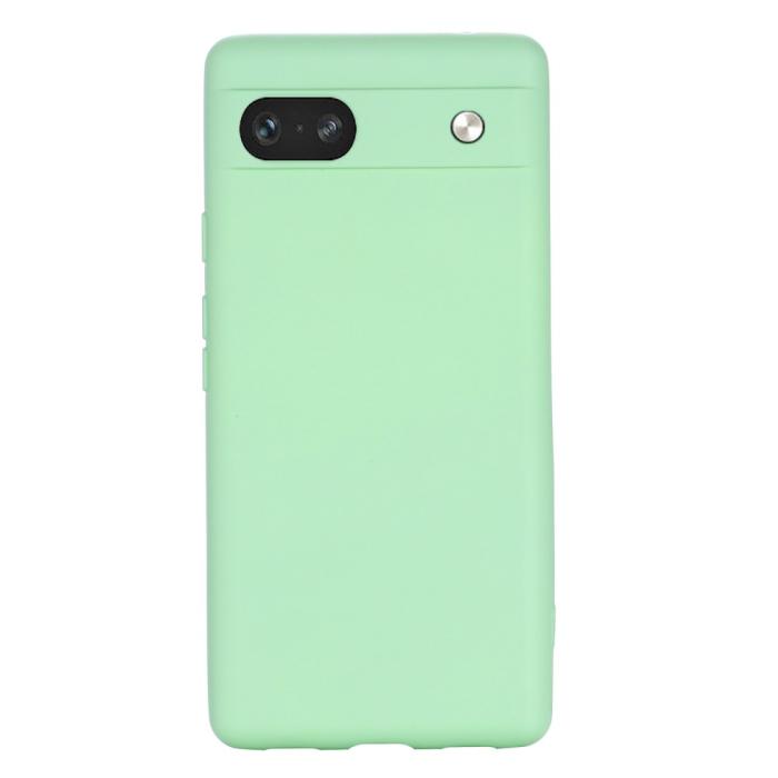 Bild 3, Google Pixel 7A Skal Liquid Silikon Med Strap Grön