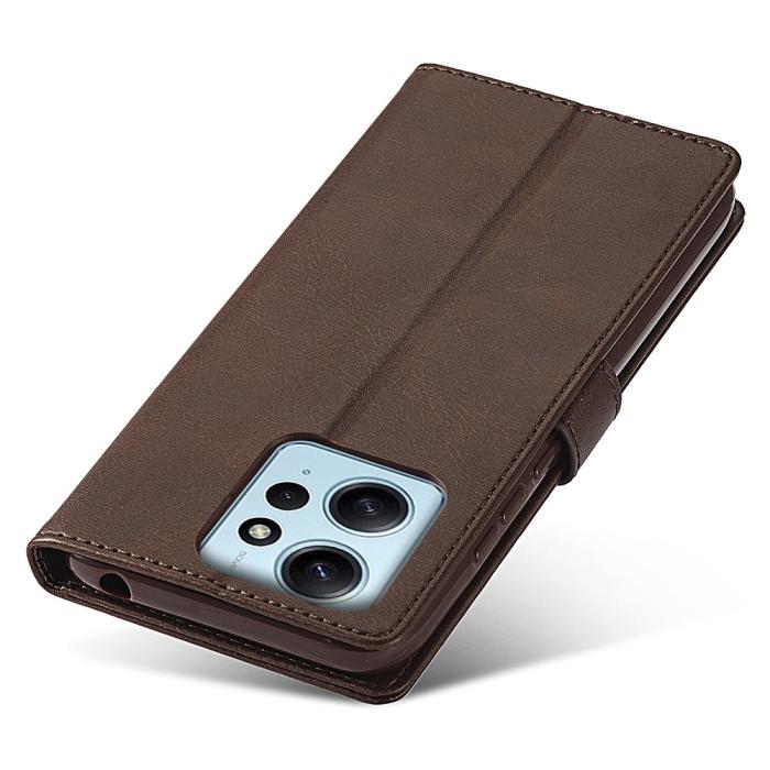 Bild 5, LC.IMEEKE Xiaomi Redmi Note 12 4G Fodral Läder Brun