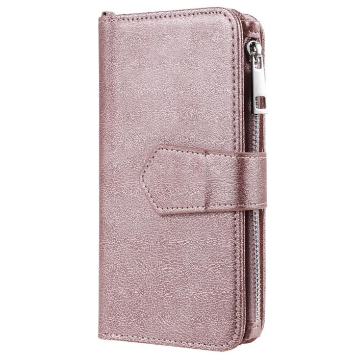 Bild 2, iPhone 13 Pro Fodral/Skal 2in1 Magnet Multifunktionellt Roséguld