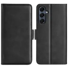 Samsung Galaxy A07 Fodral L&auml;der Svart