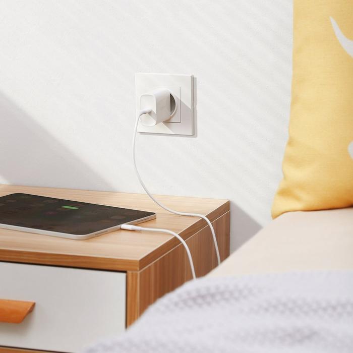 Bild 3, Ugreen 30W USB-C QC PD Snabbladdare Väggladdare Vit
