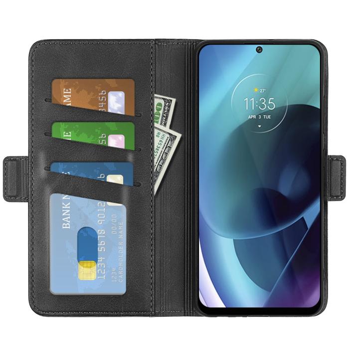 Bild 5, Motorola Moto G71 Fodral Med Magnetisk Stängning Svart