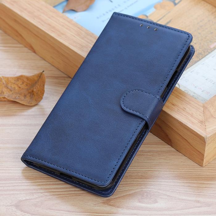 Bild 6, Motorola Moto G31 / G41 Fodral Solid Läder Blå