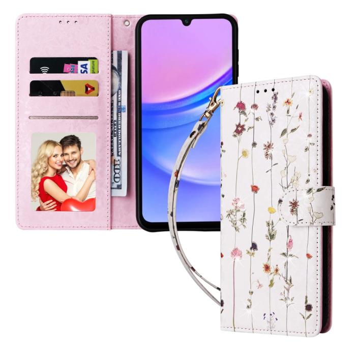 Bild 5, Samsung Galaxy A16 Fodral RFID Små Blommor