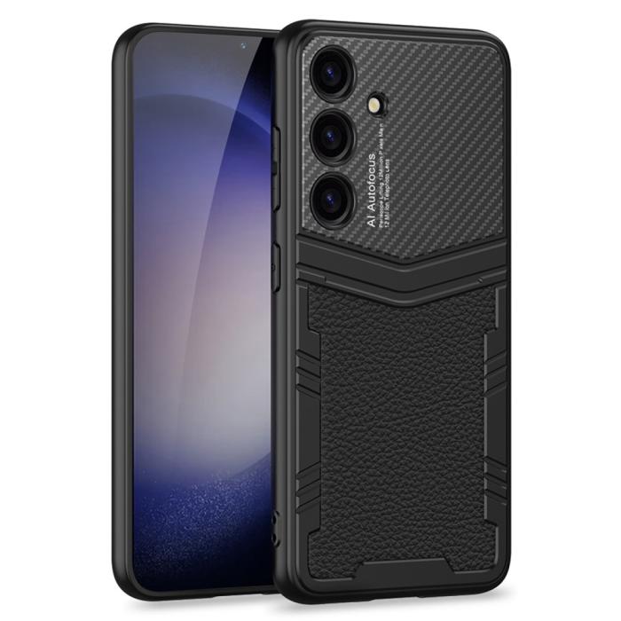 Bild 1, GKK Galaxy S24 Plus Skal Hybrid Läder Litchi