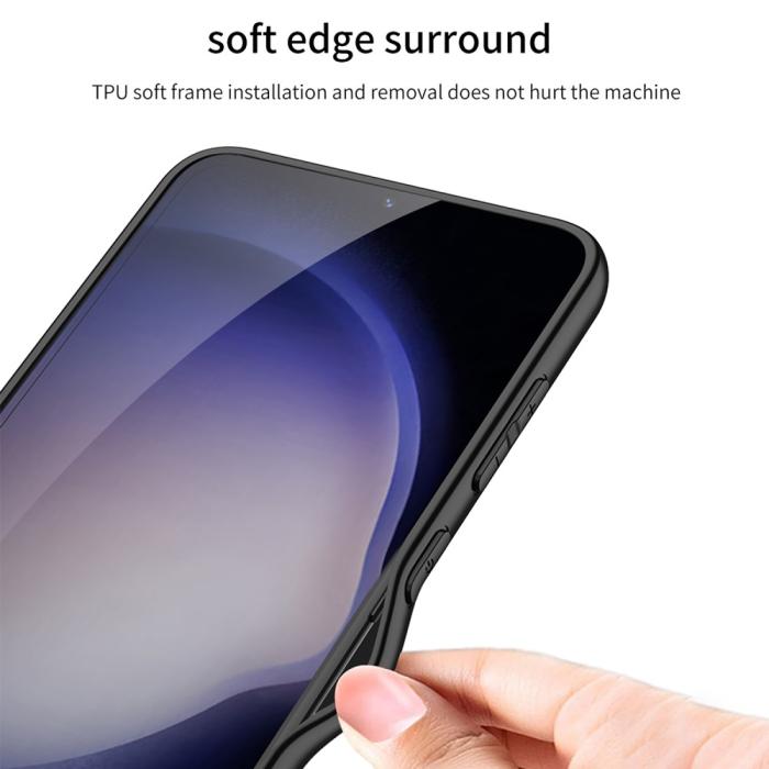 Bild 4, GKK Galaxy S24 Plus Skal Hybrid Läder Litchi