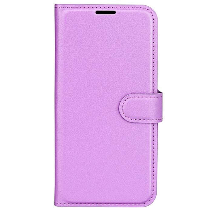 Bild 5, Samsung Galaxy S24 Ultra Fodral Läder Litchi Lila