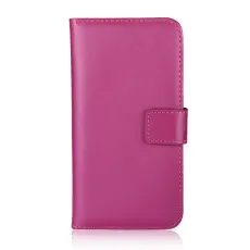 Huawei P Smart Fodral I &Auml;kta L&auml;der - Rosa