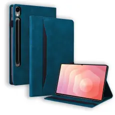 Samsung Galaxy Tab S11 Ultra Fodral Med Frontficka Bl&aring;