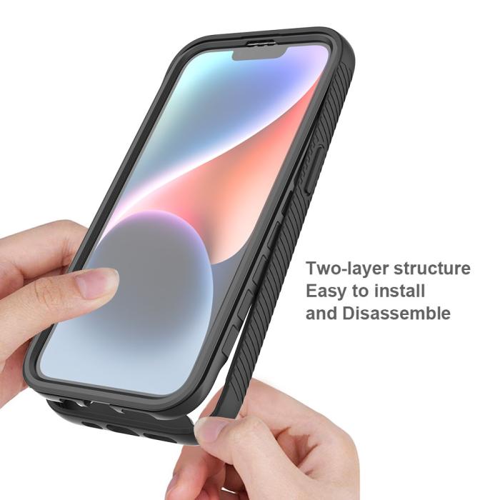 Bild 2, iPhone 17e / 16e Skal 360 Hybrid Defense Svart