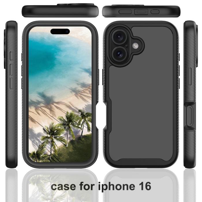 Bild 5, iPhone 16 Skal 360 Hybrid Defense Svart