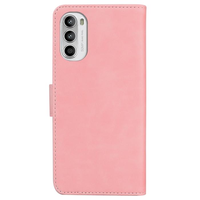 Bild 3, Motorola Moto G52/G82 Fodral Skin Touch Rosa