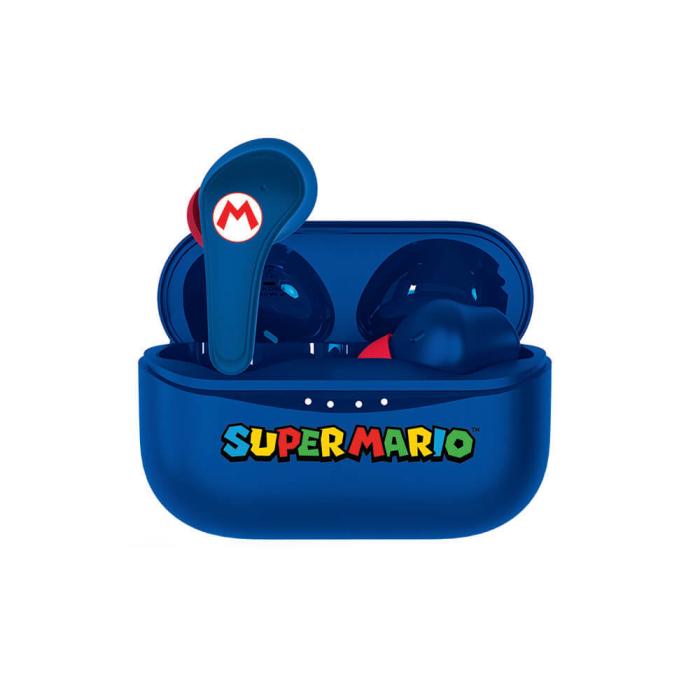 Bild 4, Super Mario Hörlur In-Ear TWS Bluetooth Blå